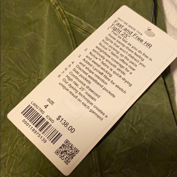 Lululemom legging - Picture 5 of 10